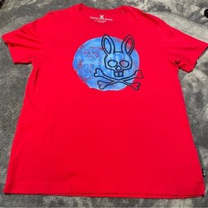 Men’s Red Psycho Bunny T shirt